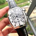 Best Copy Franck Muller Cintree Curvex White Chronograph Watches